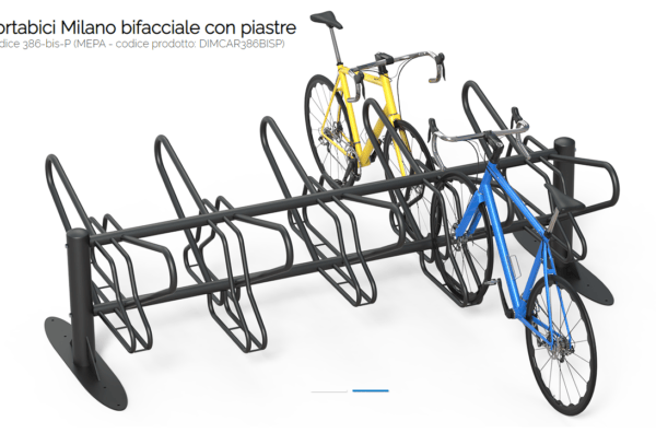 PORTABICI MILANO DA TASSELLARE - 10 POSTI - immagine 2