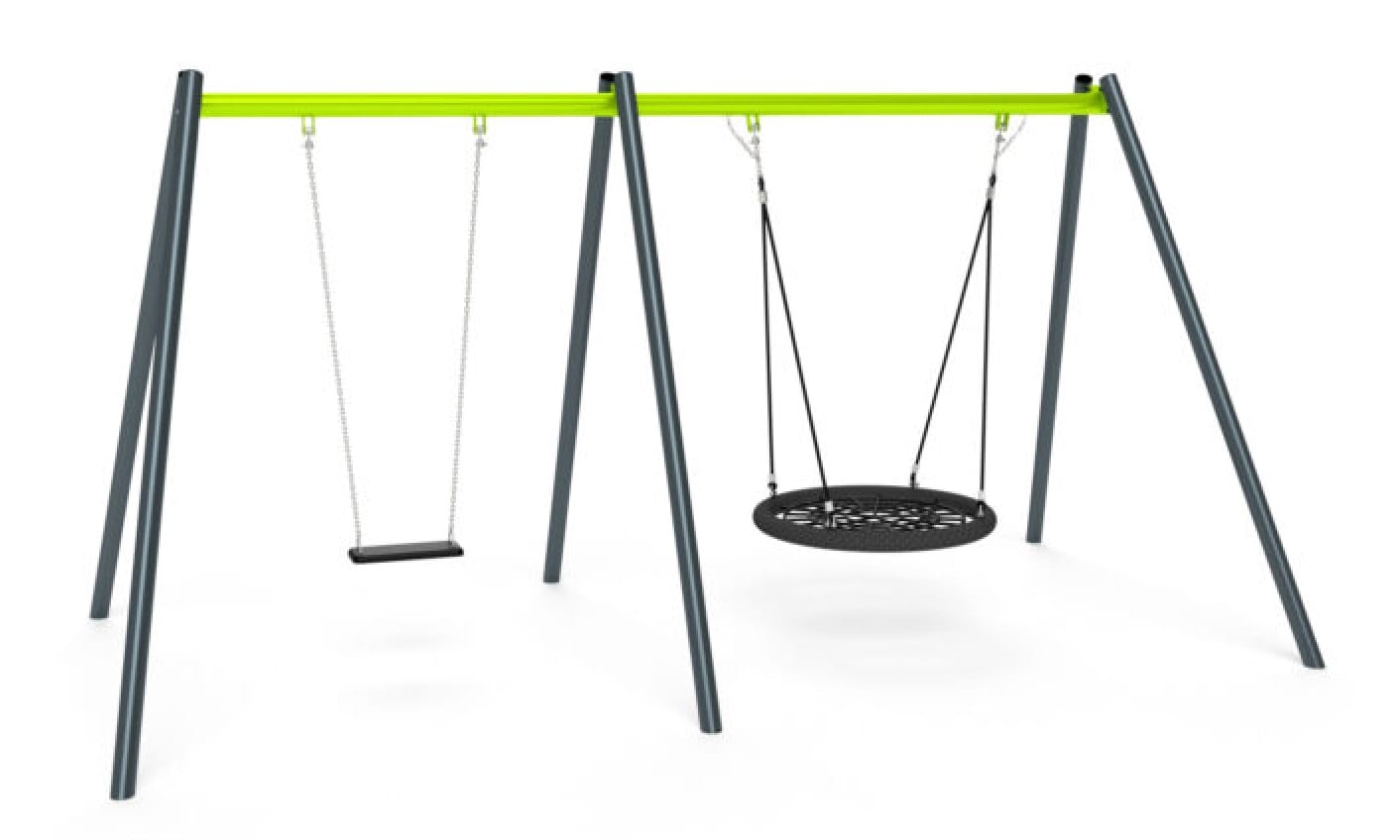 Altalena Neonato New Plast 421 Kit Fissaggio A Terra Per